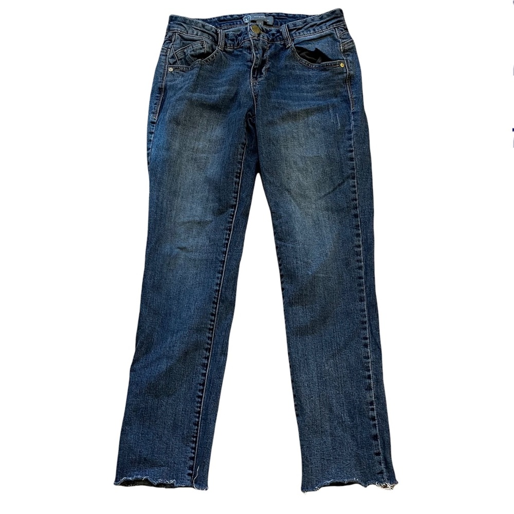 Wit and Wisdom Fray Hem Skinny Jeans 2